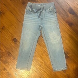 EUC Baby Gap x Disney Light Blue Mickey Jeans